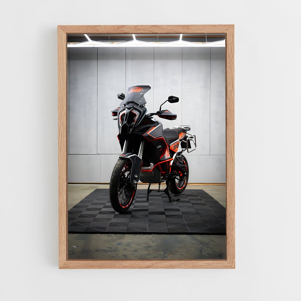 Poster Garage Adventure – affiche KTM Moto (vue 4)